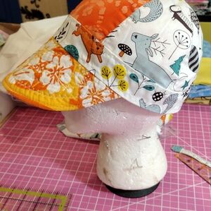 Welding cap.  Hand made